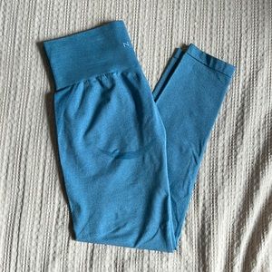Sky Blue Contour Seamless Leggings